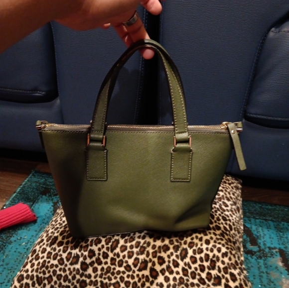 Kate Spade New York Mini Handbag In Color Green Leather - Picture 4 of 6